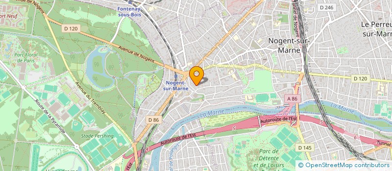 localisation de l'entreprise SCI OCEANE 4 à NOGENT-SUR-MARNE