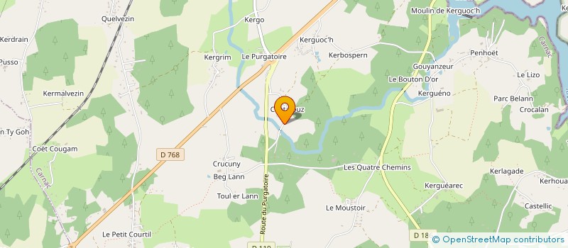 localisation de l'entreprise SCI OCEANE  CARNAC