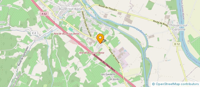 localisation de l'entreprise SCI OCEANE  BUZET-SUR-BAISE