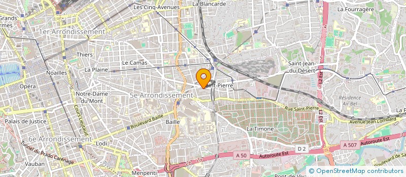 localisation de l'entreprise SCI OCEANE  MARSEILLE