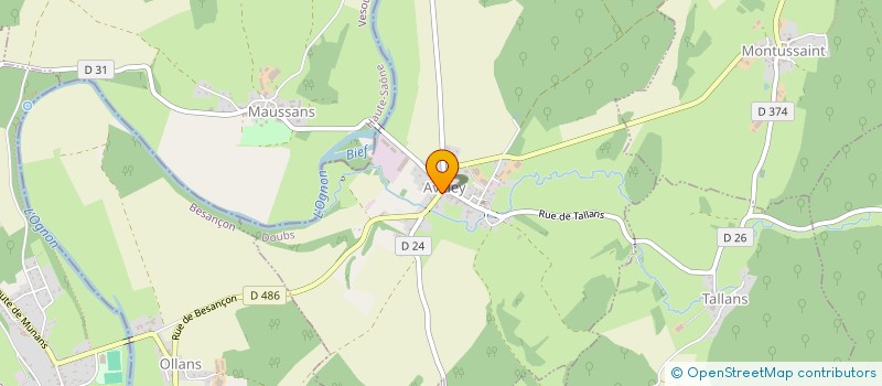 localisation de l'entreprise SCI OCEANE  AVILLEY