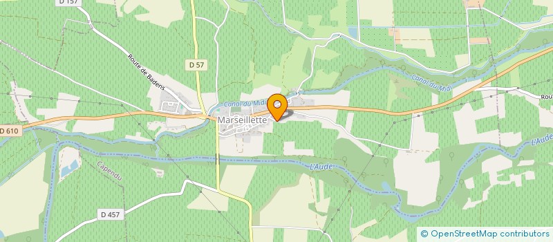 localisation de l'entreprise SCI OCEANE  MARSEILLETTE