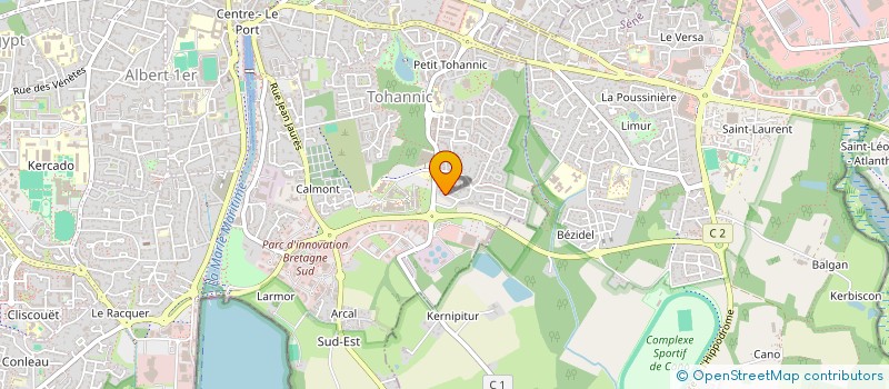 localisation de l'entreprise SCI OCEANE à VANNES