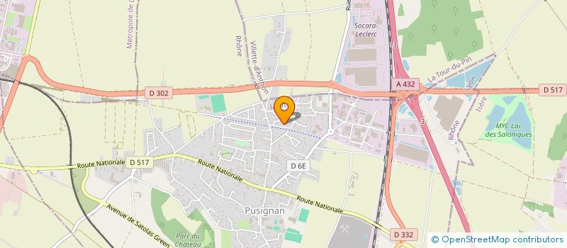 localisation de l'entreprise SCI OCEANE  PUSIGNAN