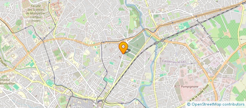 localisation de l'entreprise SCI OCEANE  MONTPELLIER