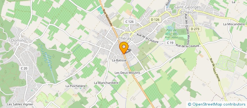 localisation de l'entreprise SCI OCEANE  SAINT-GEORGES-D'OLERON