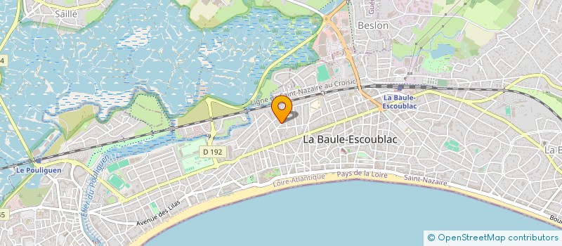 localisation de l'entreprise SCI OCEANE  LA BAULE-ESCOUBLAC