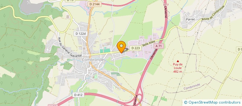 localisation de l'entreprise SCI OCEANE  COMBRONDE