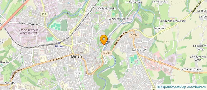 localisation de l'entreprise SCI OCEANE  DINAN