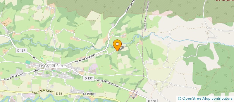 localisation de l'entreprise SCI OCEANE  LE GRAND-SERRE