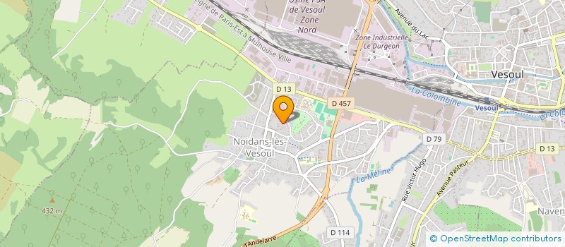 localisation de l'entreprise SCI OCEANE  CHARMOILLE