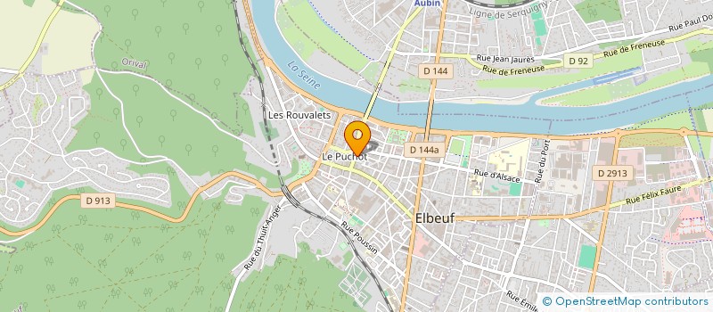 localisation de l'entreprise SCI OCEANE  ELBEUF