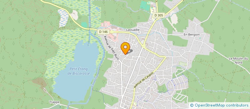 localisation de l'entreprise SCI OCEANE  BISCARROSSE