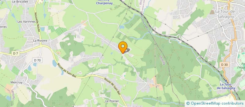 localisation de l'entreprise SCI OCEANE  LENTILLY