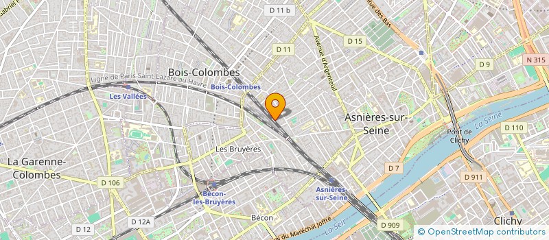 localisation de l'entreprise SCI OCEANE à ASNIERES-SUR-SEINE
