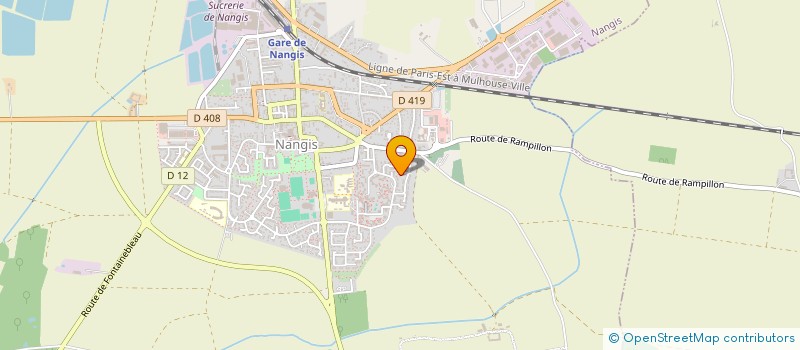 localisation de l'entreprise SCI OCEANE ET DIMITRI  NANGIS