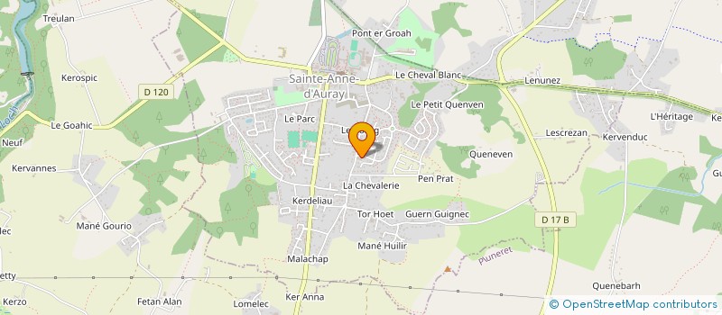 localisation de l'entreprise SCI OCEANE FINANCES à AURAY