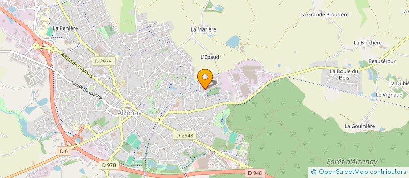 localisation de l'entreprise SCI OCEANES AIZENAY  AIZENAY