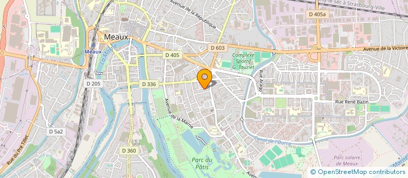 localisation de l'entreprise SCI OCEANIA  MEAUX