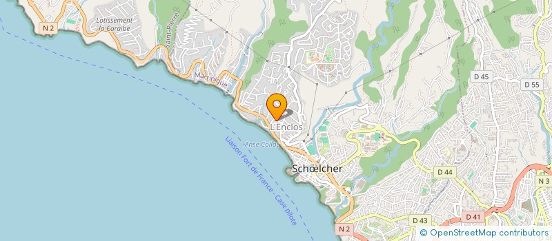 localisation de l'entreprise SCI OCEANIRIS à SCHOELCHER