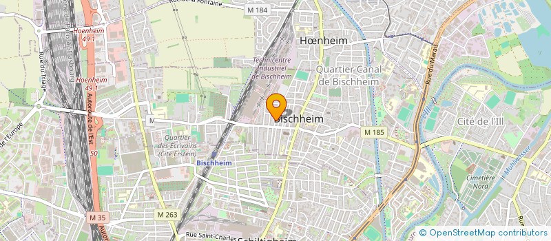 localisation de l'entreprise SCI OCEANIS  BISCHHEIM