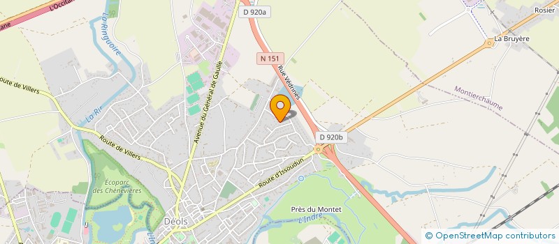 localisation de l'entreprise SCI OCELOU à DEOLS