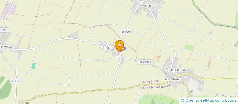 localisation de l'entreprise SCI OCEMOLI  SAINTE-SOULLE