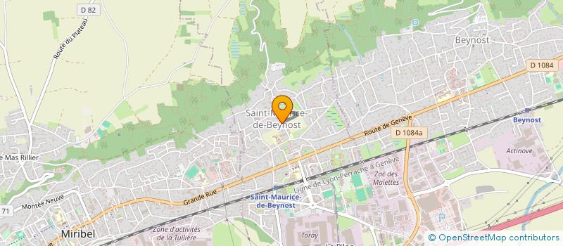 localisation de l'entreprise SCI OCEMY  SAINT-MAURICE-DE-BEYNOST