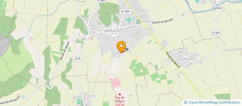 localisation de l'entreprise SCI OCETOINE  VERTAIZON