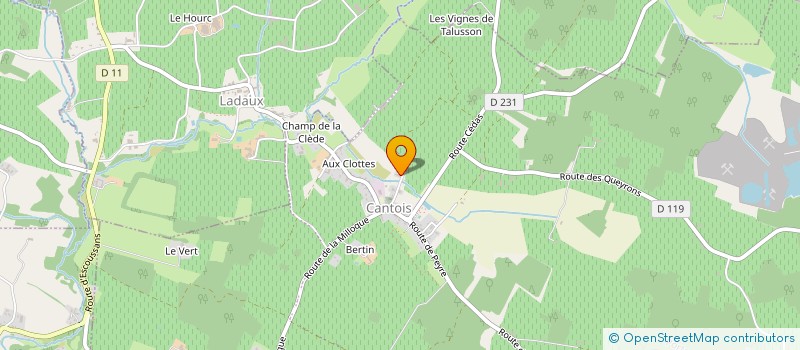 localisation de l'entreprise SCI OCF  PORTE-DE-BENAUGE