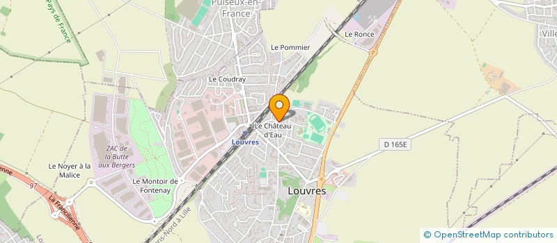 localisation de l'entreprise SCI OCG  LOUVRES