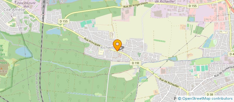 localisation de l'entreprise SCI OCHAB  RICHWILLER