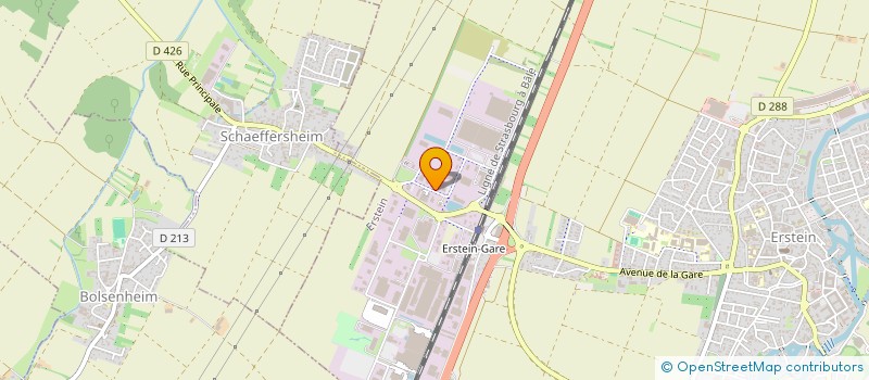 localisation de l'entreprise SCI OCHAVO ET SEPTELICI  ERSTEIN