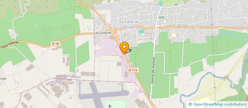 localisation de l'entreprise SCI OCIDOL  LA FARE-LES-OLIVIERS