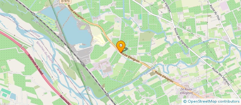 localisation de l'entreprise SCI OCJ  CAVAILLON