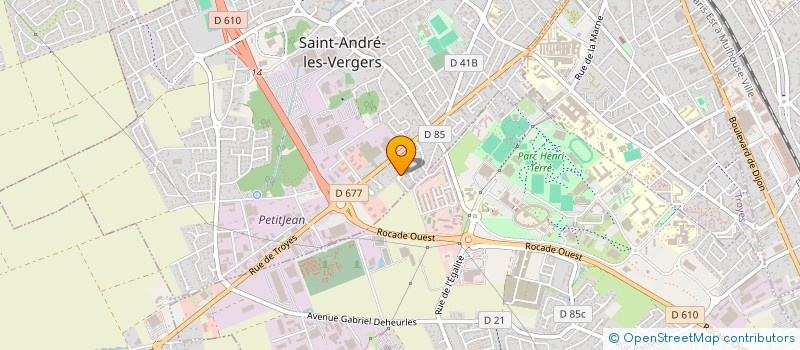 localisation de l'entreprise SCI OCK  SAINT-ANDRE-LES-VERGERS