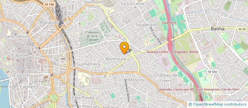 localisation de l'entreprise SCI OCMO à TOULOUSE