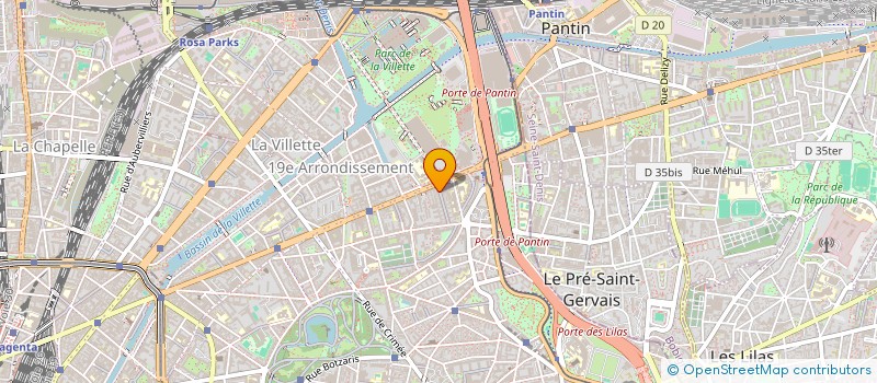 localisation de l'entreprise SCI OCMT GESTION  PARIS