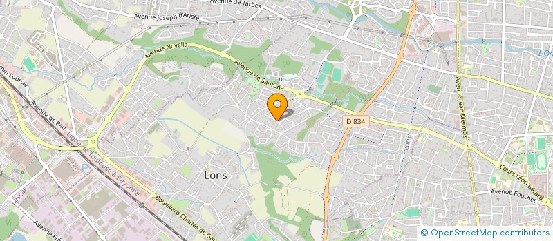 localisation de l'entreprise SCI OCOHAM à LONS