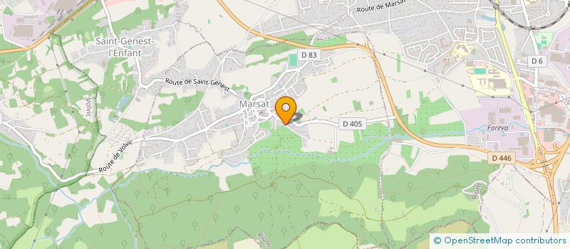 localisation de l'entreprise SCI OCORIOM  MARSAT