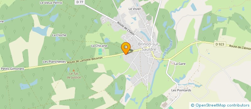 localisation de l'entreprise SCI OCPI  NOUAN-LE-FUZELIER