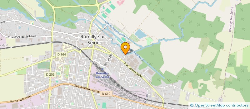 localisation de l'entreprise SCI OCR  ROMILLY-SUR-SEINE