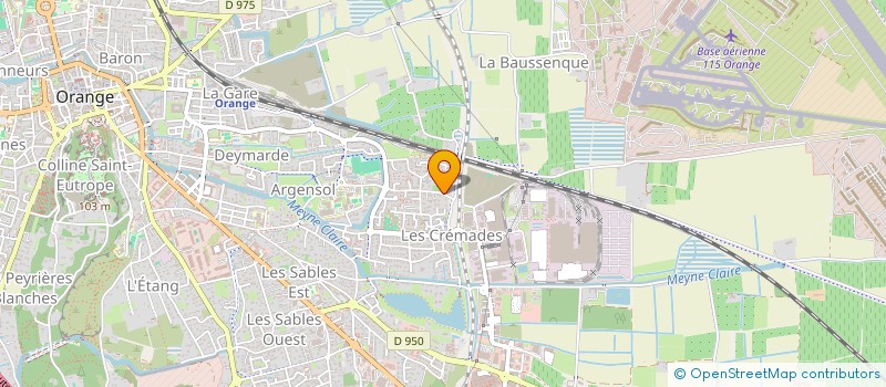 localisation de l'entreprise SCI OCS  ORANGE