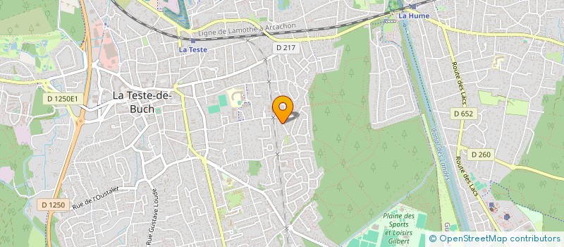 localisation de l'entreprise SCI OCTANE  LA TESTE-DE-BUCH