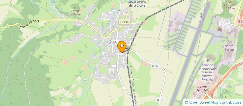 localisation de l'entreprise SCI OCTAOU 99  OSSUN