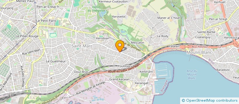 localisation de l'entreprise SCI OCTAVE  BREST