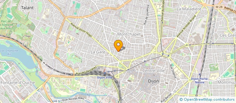 localisation de l'entreprise SCI OCTAVE à DIJON