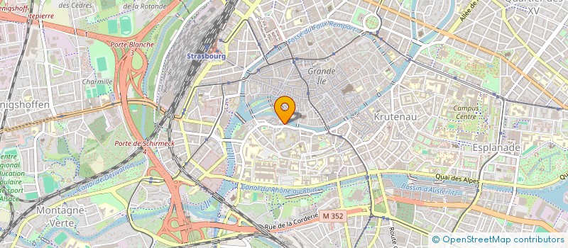 localisation de l'entreprise SCI OCTAVE  STRASBOURG