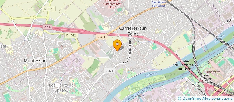 localisation de l'entreprise SCI OCTAVE TIERCE  CARRIERES-SUR-SEINE