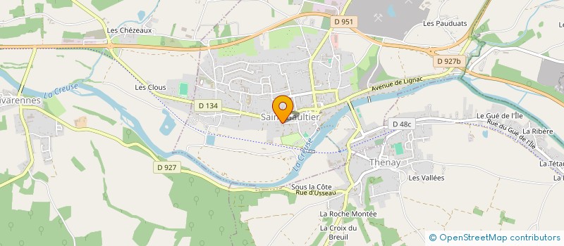 localisation de l'entreprise SCI OCTAVIA 2 à SAINT-GAULTIER